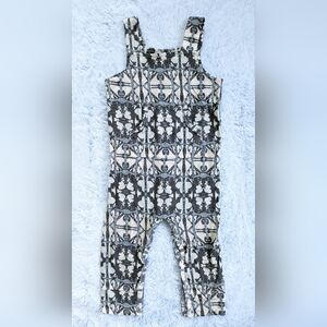 NWOT 12-18M Kate Quinn Kanga Pocket Overalls Green Thyme Shibori Bamboo 2021